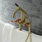 Aqua Vintage Deck-Mount Clawfoot Tub Faucet, Brushed Brass, Deck Mount AE8107DKL - alternate 6